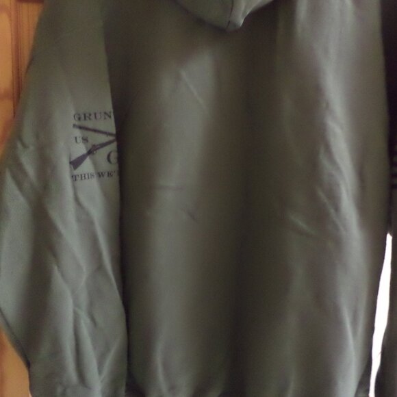 GRUNT STYLE SWEATSHIRT Hoodie ~ Green ~ Size: XL - Picture 3 of 8